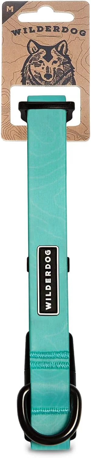 Advanced Wilderdog Waterproof Dog Collar - Seafoam Water Dirt Repellent Medium 13-18in Fast