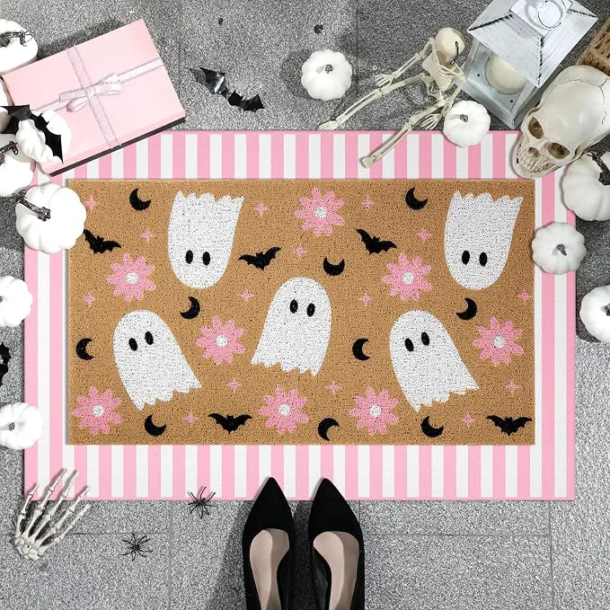 Traditional Tinideya 2 Pcs Door Mat Welcome Non Slip Coir Mats Floor Layering Doormats Certified