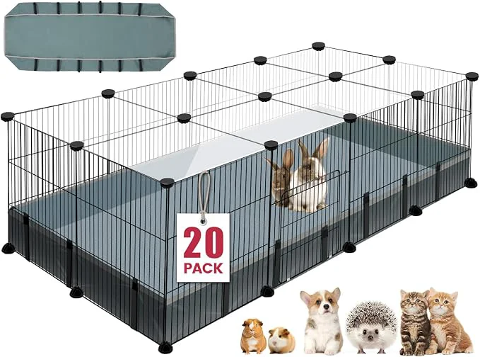 Eco-Friendly 20 Panels Small Animal Playpen C C Cage Consistent