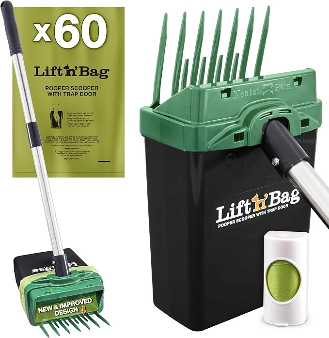 Clean Neater Pet Brands Lift N Bag 2.0 Dog Pooper Scooper Recyclable