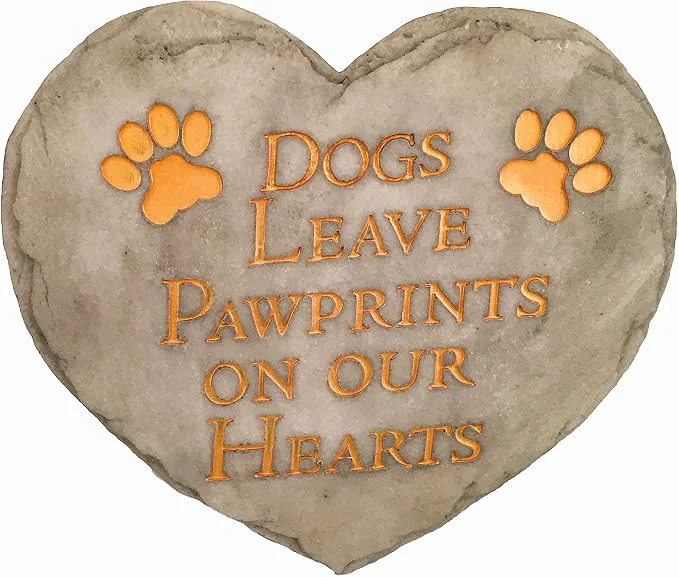 Organic Spoontiques - Garden Décor - Dogs Leave Pawprints Stepping Stone - Decorative Outstanding