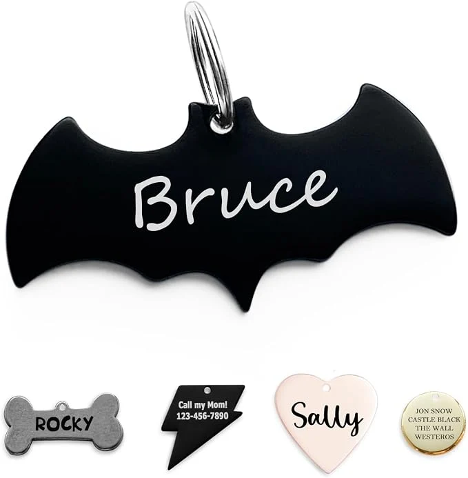 Artisan 316 Surgical Grade Stainless Steel Personalized Dog Cat ID Tags Selected