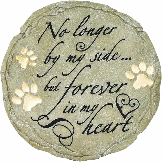 Artisan Spoontiques - Garden Décor - No Longer by My Side Stepping Stone - Decorative Safe