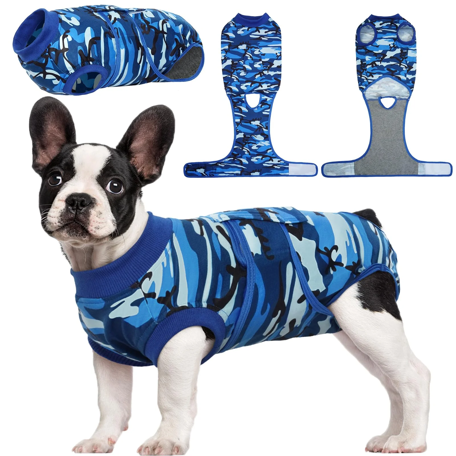 Lightweight Kuoser Recovery Suit for Dogs Cats – Post-Surgery Bodysuit Cone Exclusive