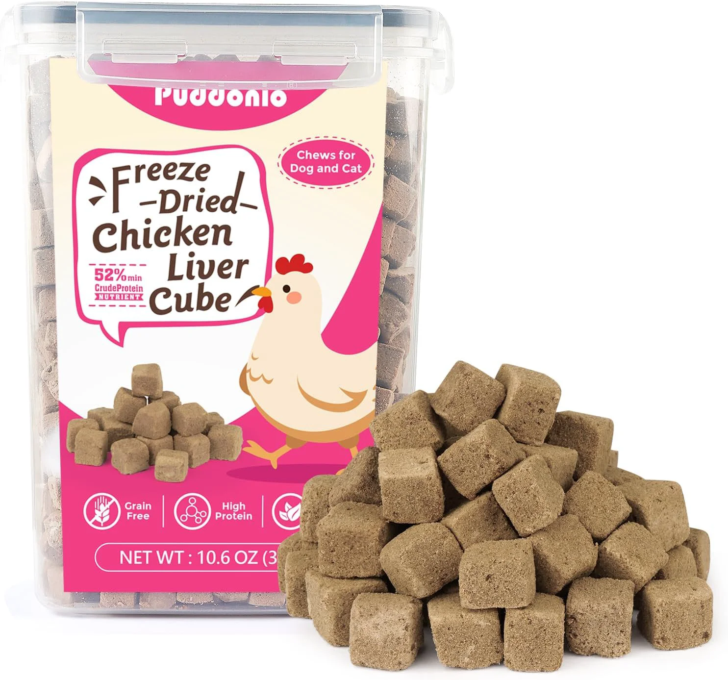 Consistent ze Dried Cats Dogs Raw Treats All Natural Single Ingredient Chicken Liver High Protein Healthy Pet Training Treats or Food Topper 10.6 oz Casual