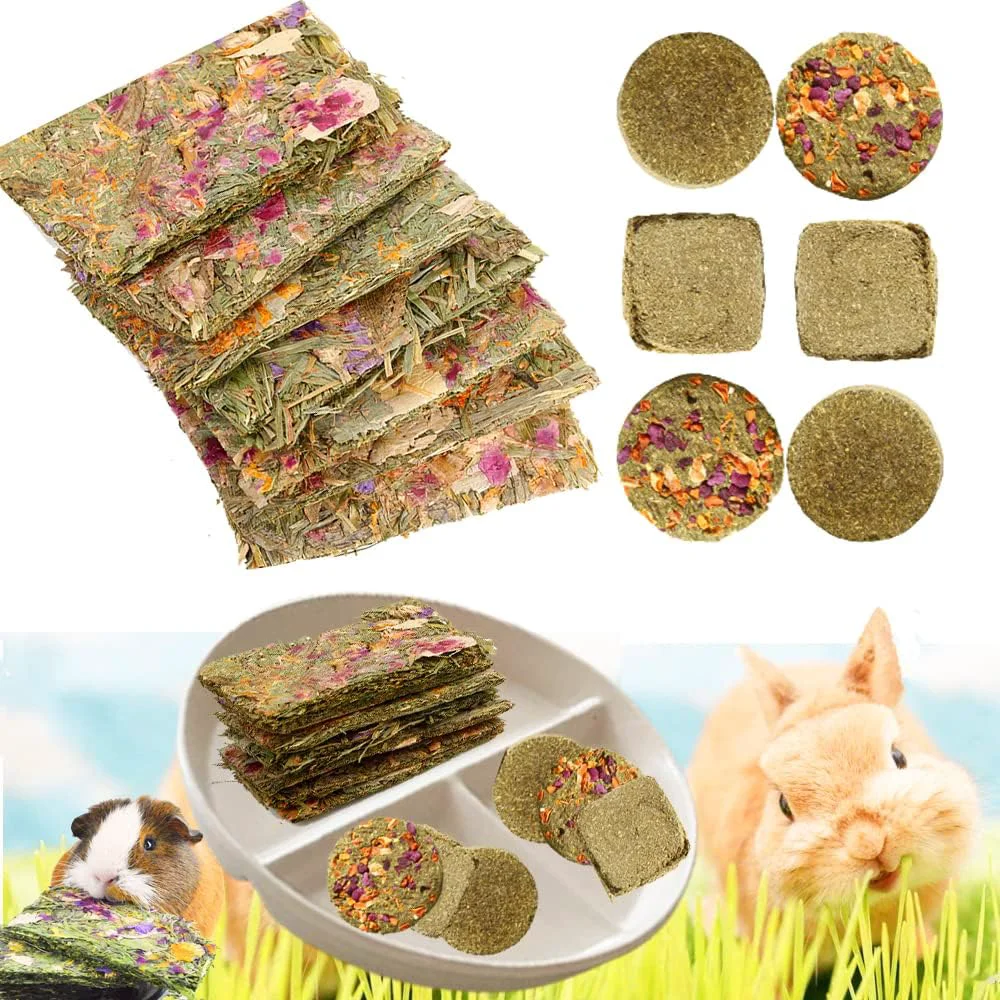 Trusted Abizoo Rabbit Treat Natural Molar Timothy Hay Herbal Floral Scent Snack Chew Toys Gift for Bunny Chinchillas Hamster Gerbils 12 Pcs Small Animals Cage Accessories Guinea Pig Treats First-Class
