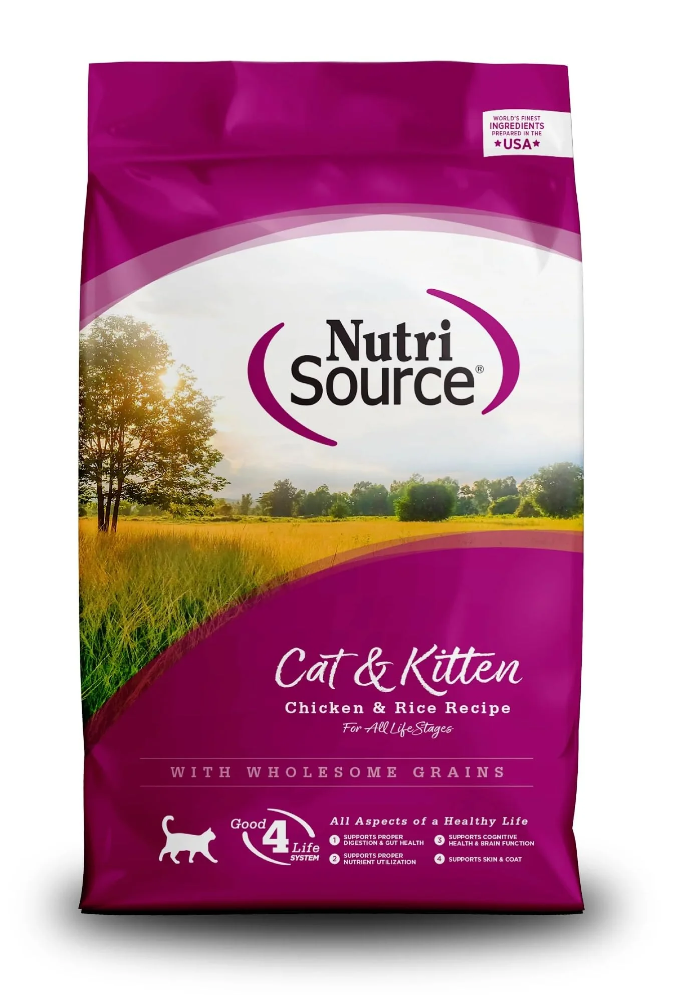Solid NutriSource Cat Kitten Food — Chicken Rice 4LB Quality