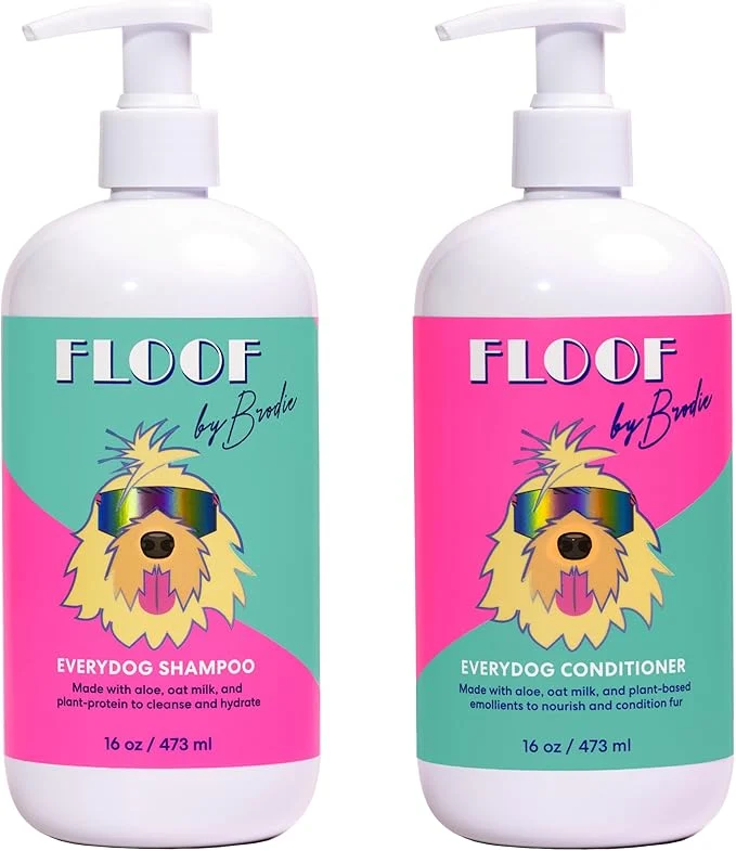Innovative Floof by Brodie - Everydog Bathtime Duo - Gentle Dog Shampoo and Conditioner for All Coat Types - 16 oz - Pack of TwoAbout ThisOverview Superior
