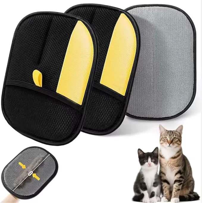 World-Class Pet Hair Removal Gloves for Dogs Cats – Double-Sided Electrostatic Grooming Mitt Reusable Washable Gentle MassageAbout This Prestigious