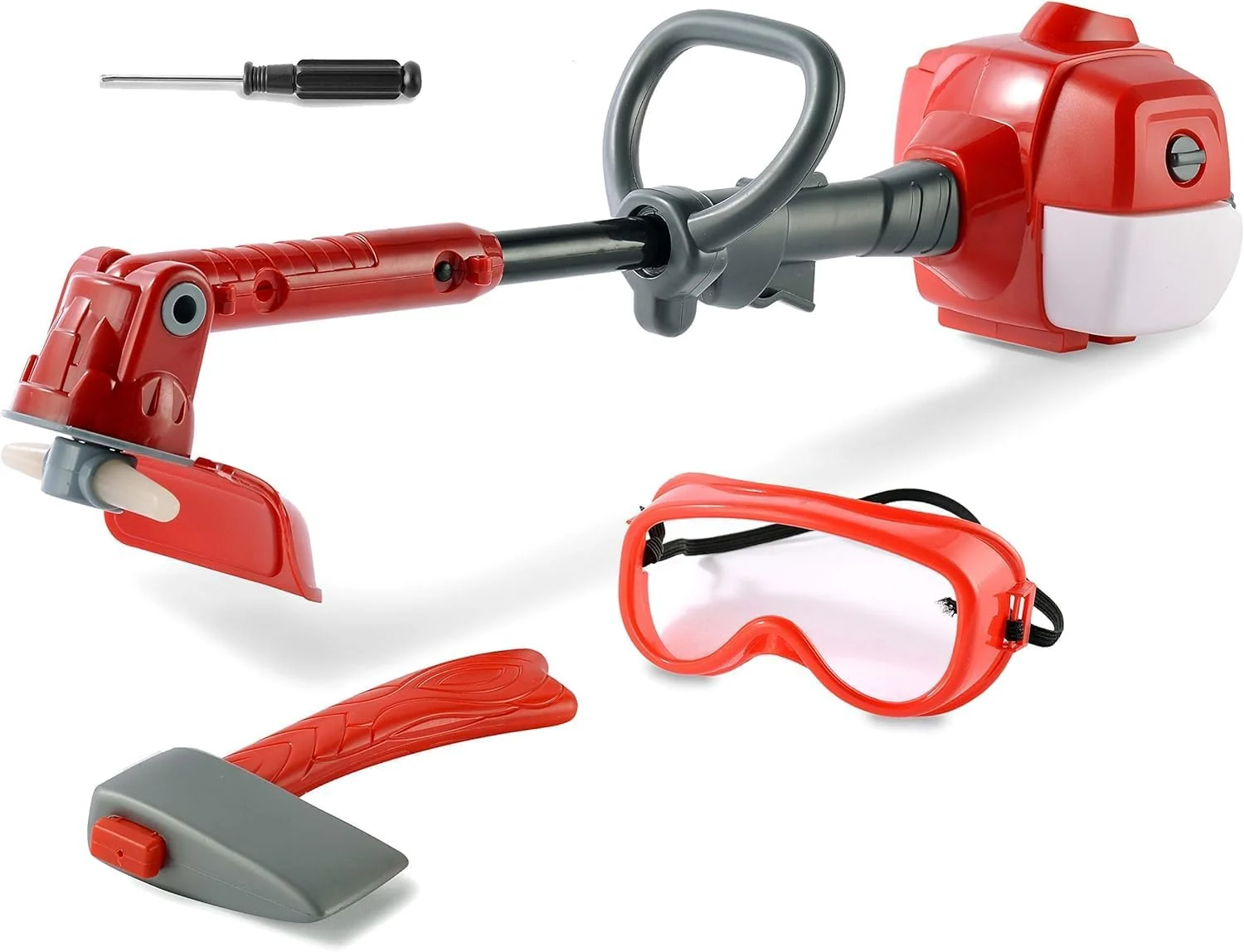 Excellent Toy Choi's Toy Trimmer - Power Construction Play Tool Kids Trimmer Outside Pretend Play Garden Toy with Light Sound Educational Gift Kid Toddler Tool Set for Boy Girl Age 3 4 5 6 7 Artisan