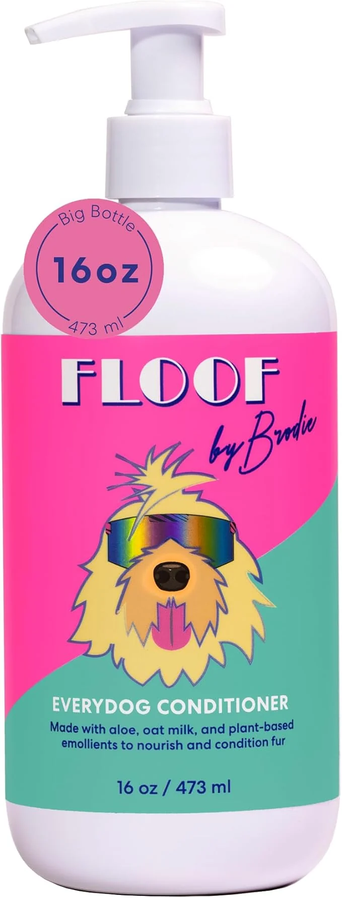 Efficient Floof by Brodie Everydog Nourishing Dog and Cat Conditioner for All Coat Types Moisturizing and Detangling with Aloe Oat Milk Plant Based Emolients for Shiny Soft Smooth Coat 16 oz About ThisOverview Crafted