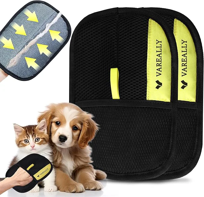 Top-Quality Pet Hair Removal Glove – Reusable Electrostatic Grooming Gloves for Dogs Cats – Pet Hair Removal Dog Hair RemoverAbout ThisOverview Fine Crafted