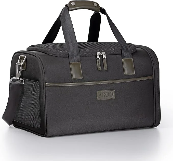 Clean Traveler's Choice Argo Pawsport to Adventure Pet Carrier BlackAbout ThisOverview Refined