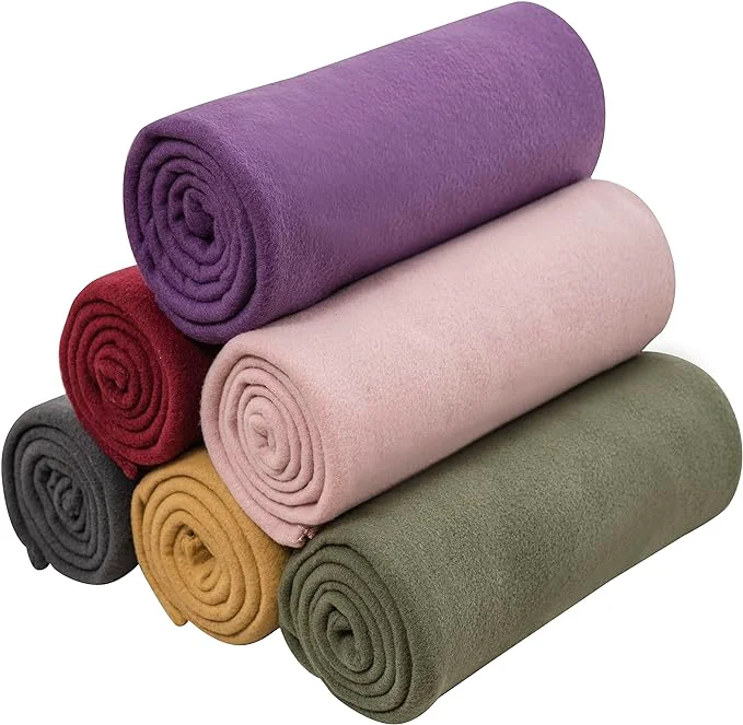 High-Performance Fleece Throw Blanket Set Bulk for Travel Kids Outdoor Wedding Pet Official