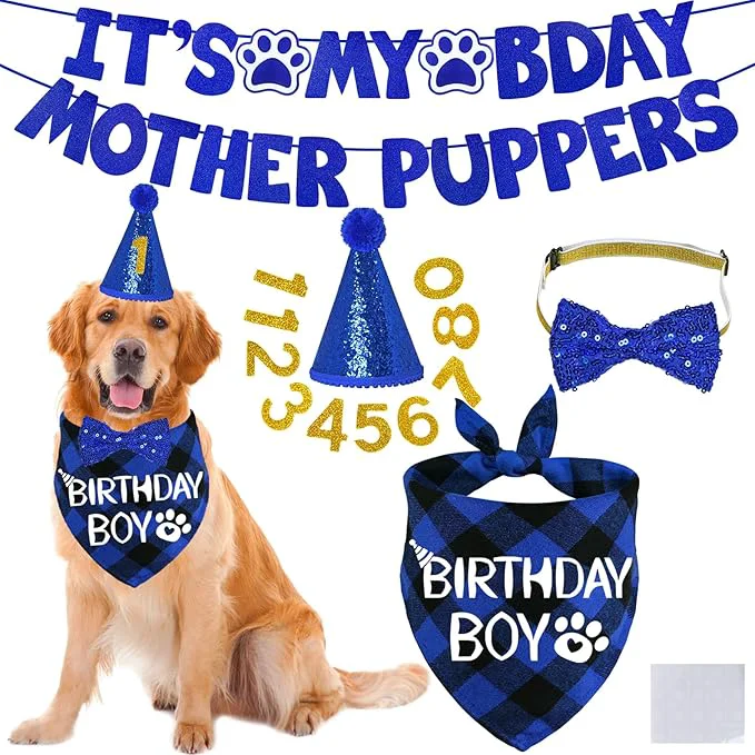 Flexible STMK Dog Birthday Decorations Refined
