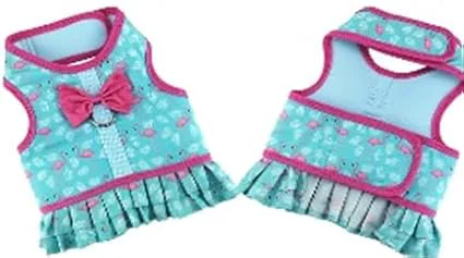 Sustainable Parisian Pet Flamingos Harness DressOverview Prestigious