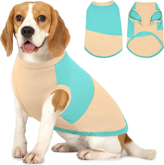 World-Class BRKURLEG Summer Dog Cooling Vest Quick Dry Breathable Dogs Cooling Shirts UPF 50 Sun Protection Dog Shirt Lightweight Pet Shirts for Outdoor Adventures Walking Beach GreenYellow XLAbout ThisOverview Artisan