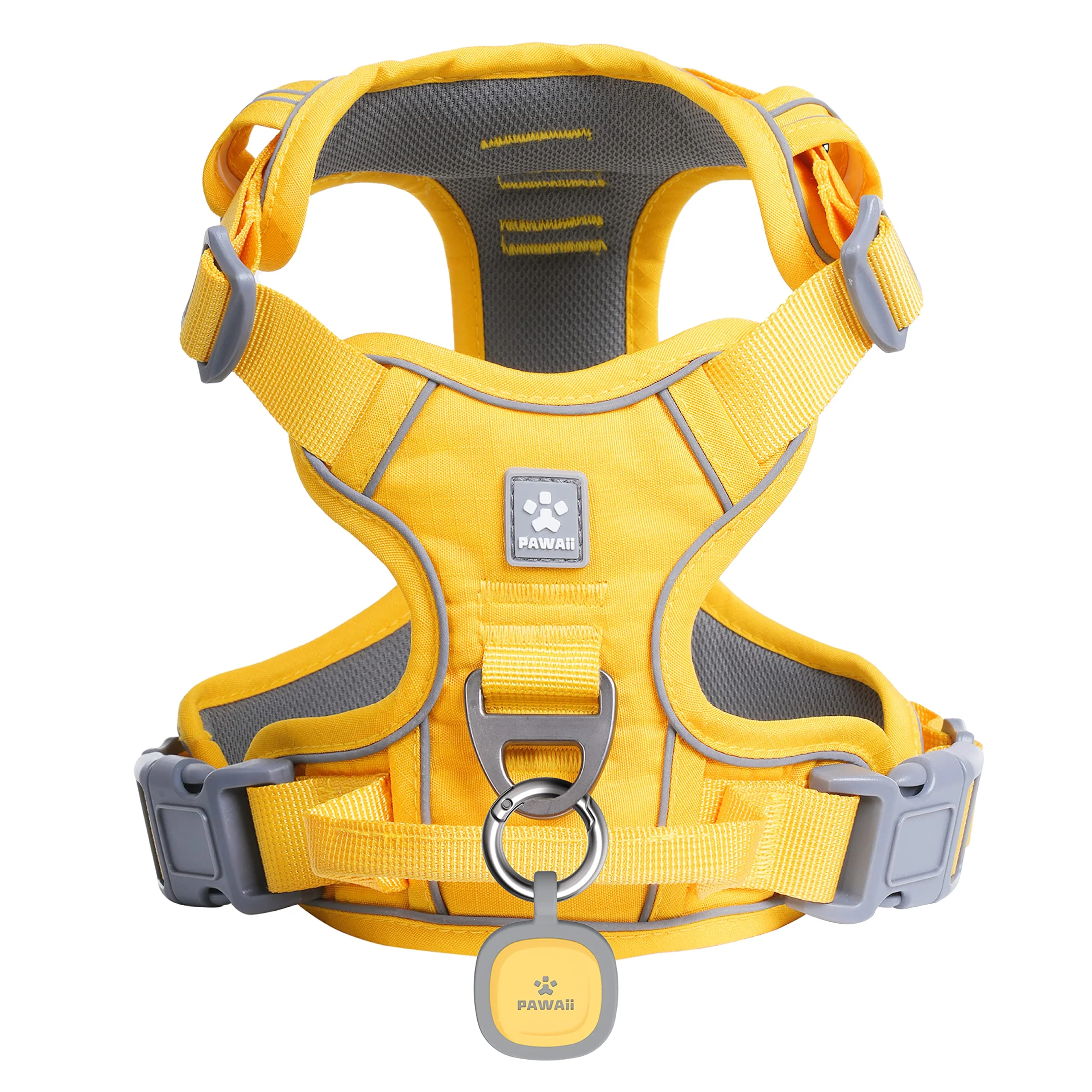 Advanced Pawaii No Pull Dog Harness with ID Tag • Reflective Strips • Front O-Ring • Breathable Mesh Trendy