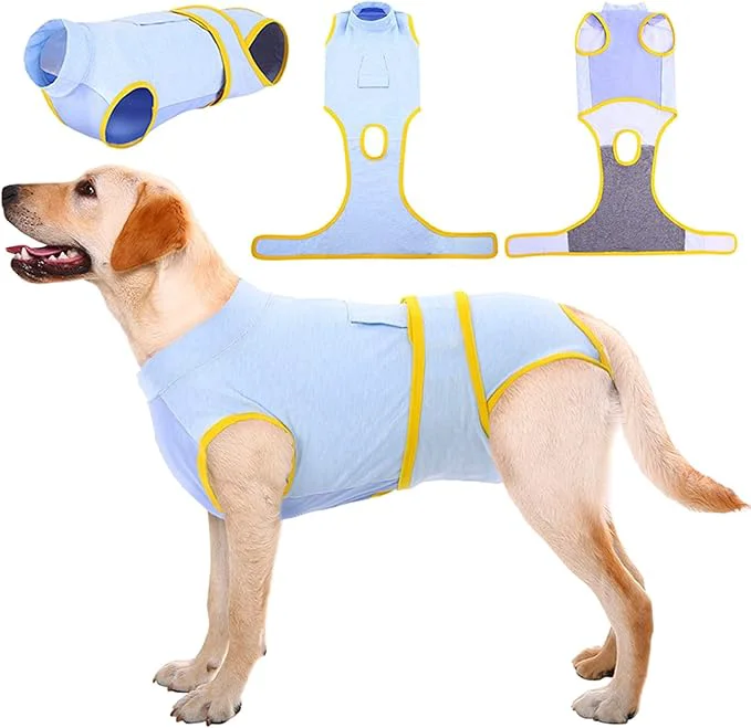 Carefully Designed Kuoser Recovery Suit for Dogs Cats After Surgery Professional Pet Recovery Shirt Dog Abdominal Wounds Bandages Substitute E-Collar Cone Prevent Licking Dog Onesies Pet Surgery Recovery SuitAbout ThisOverview Quality
