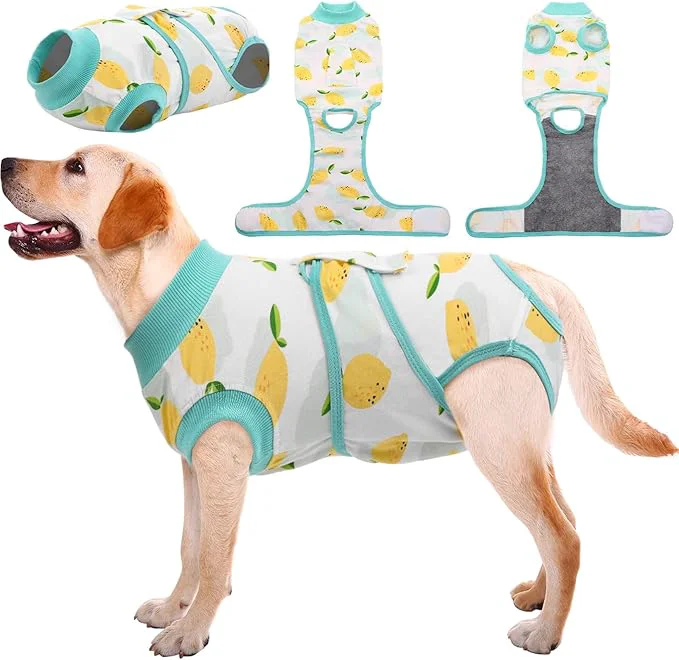 Carefully Designed Kuoser Recovery Suit for Dogs Cats After Surgery Professional Pet Recovery Shirt Dog Abdominal Wounds Bandages Substitute E-Collar Cone Prevent Licking Dog Onesies Pet Surgery Recovery SuitAbout ThisOverview Top-Quality