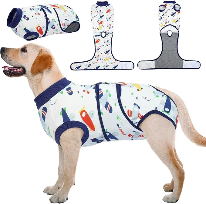Pure Kuoser Recovery Suit for Dogs Cats After Surgery Professional Pet Recovery Shirt Dog Abdominal Wounds Bandages Substitute E-Collar Cone Prevent Licking Dog Onesies Pet Surgery Recovery SuitAbout ThisOverview Classic