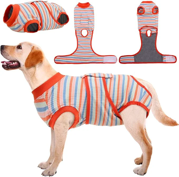 Authentic Kuoser Recovery Suit for Dogs Cats After Surgery Professional Pet Recovery Shirt Dog Abdominal Wounds Bandages Substitute E-Collar Cone Prevent Licking Dog Onesies Pet Surgery Recovery SuitAbout ThisOverview Refined