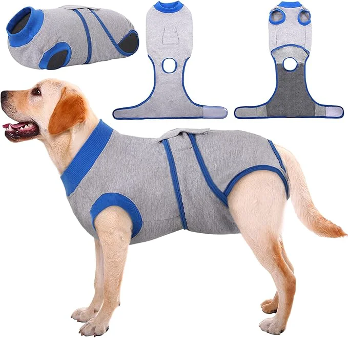 Traditional Kuoser Recovery Suit for Dogs Cats After Surgery Professional Pet Recovery Shirt Dog Abdominal Wounds Bandages Substitute E-Collar Cone Prevent Licking Dog Onesies Pet Surgery Recovery SuitAbout ThisOverview Superior