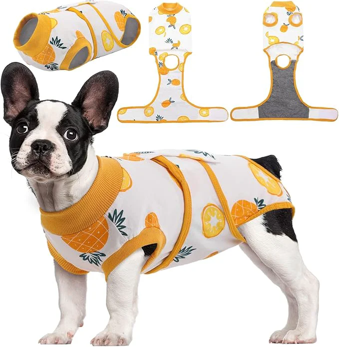 Elite Kuoser Recovery Suit for Dogs Cats After Surgery Professional Pet Recovery Shirt Dog Abdominal Wounds Bandages Substitute E-Collar Cone Prevent Licking Dog Onesies Pet Surgery Recovery SuitAbout ThisOverview Relaxed