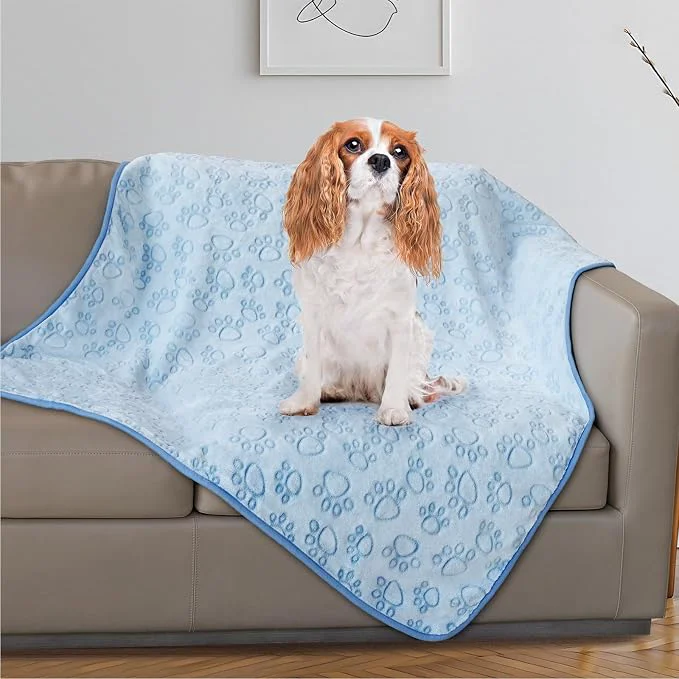 Luxury Stuffed Dog Blanket Premium Soft Throw Flannel Fleece Blanket Practical