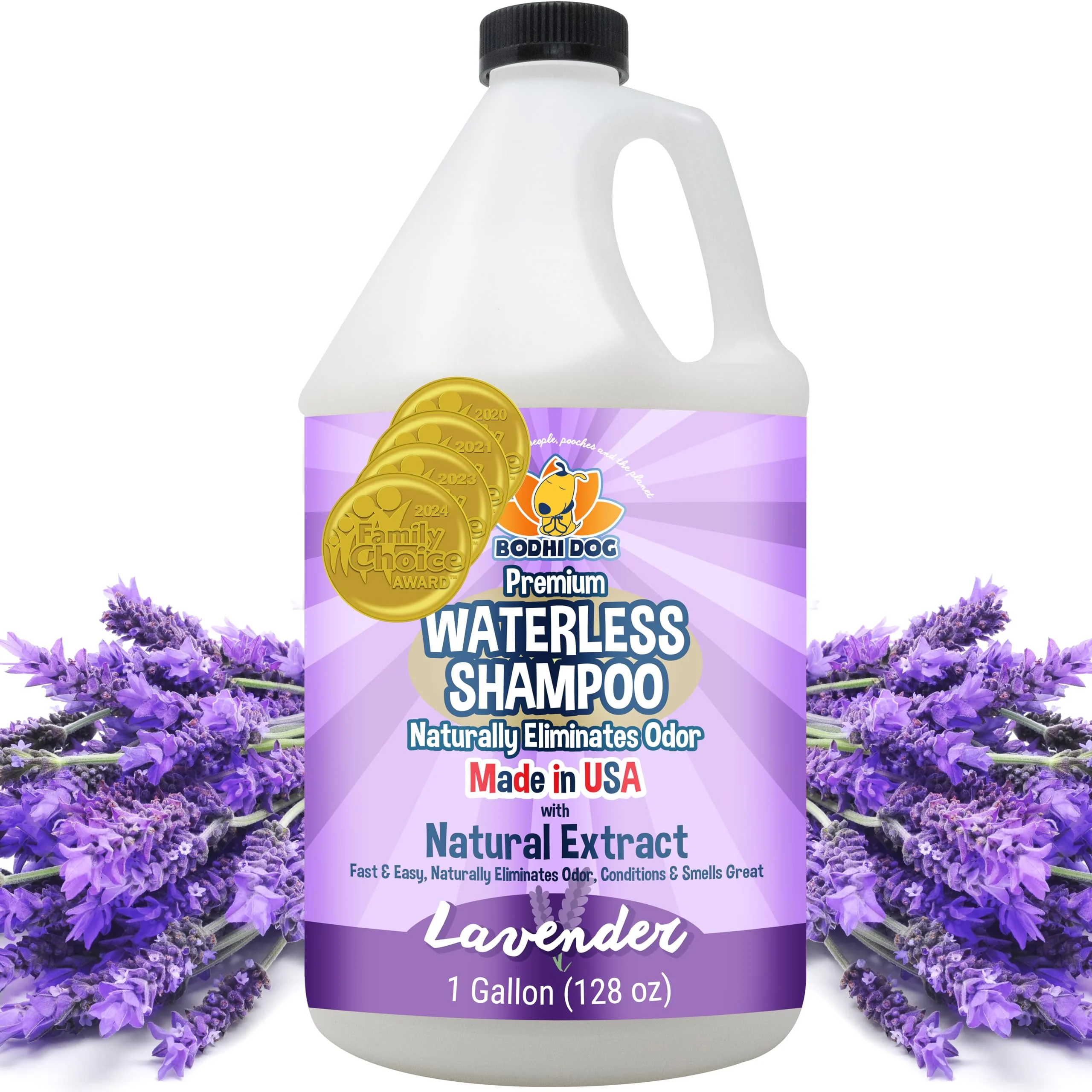 Exceptional Bodhi Dog Waterless Shampoo – Lavender No-Rinse Dry Shampoo for Dogs Cats 1 Gallon User-Friendly