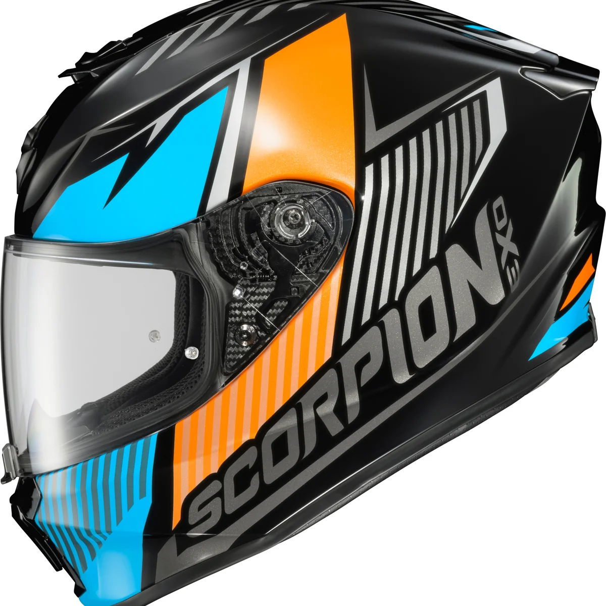 Dependable Scorpion - Exo R330 Full Face Helmet Hawker Light Blue Xl Natural