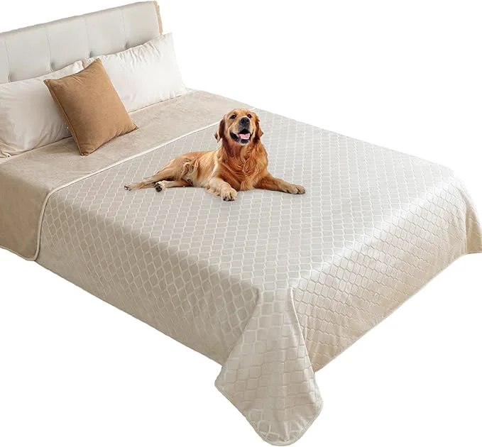Expertly Made fuguitex Waterproof Dog Blanket Bed Cover Dog Crystal Velvet Moroccan Fuzzy High-Quality