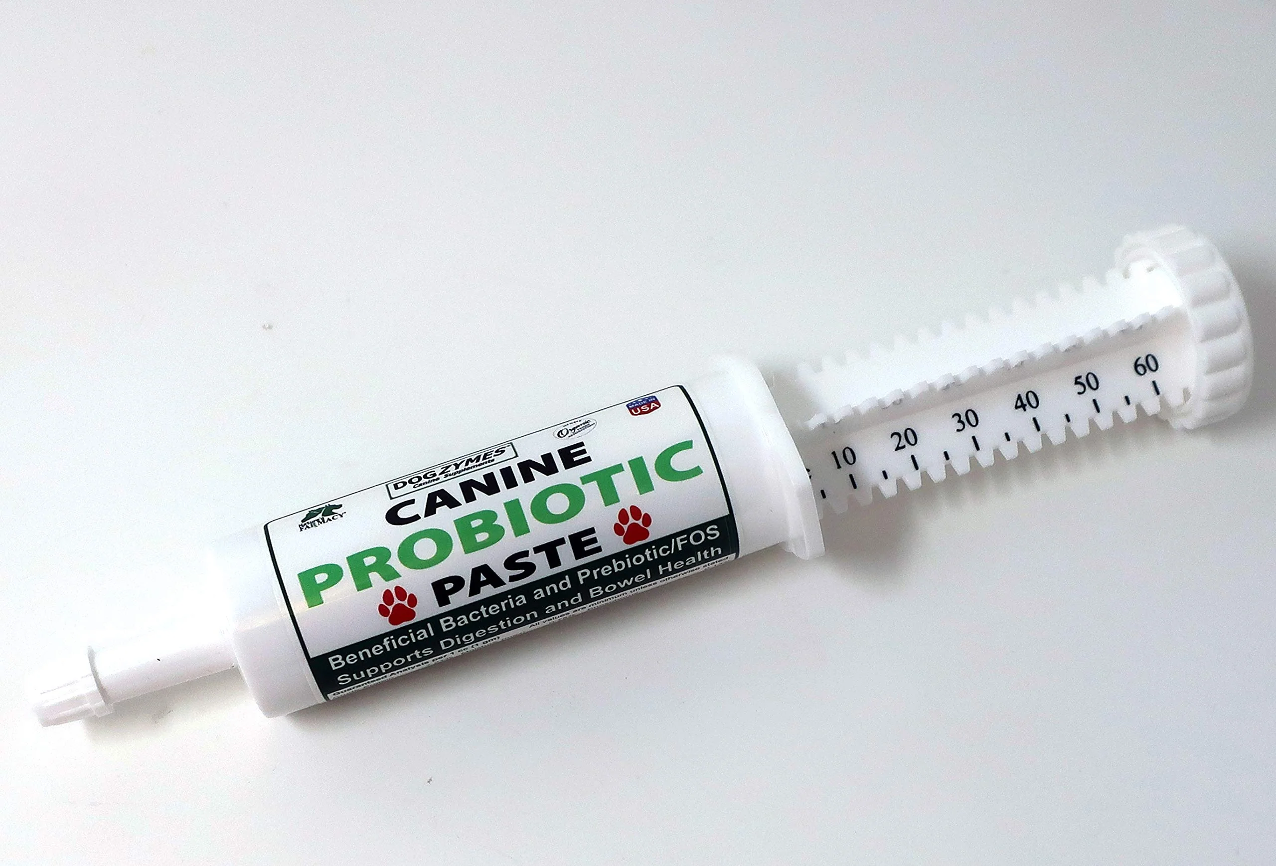 Refined Dogzymes Canine Probiotic Paste – 2.3B CFU g Saccharomyces boulardii Organic Honey Powder 60 g Expertly Made