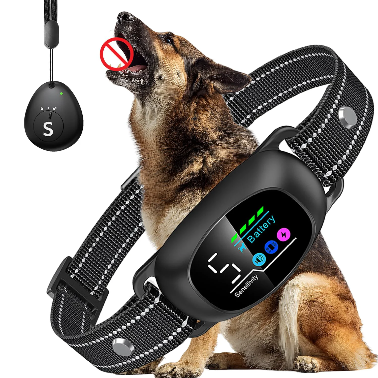 High-Quality Tucnkac Dog Bark Collar with Remote – 2-in-1 Training 8-150 lbs Safe