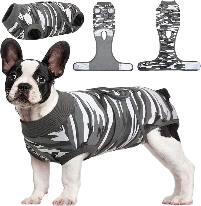 Green Kuoser Recovery Suit for Dogs Cats After Surgery Professional Pet Recovery Shirt Dog Abdominal Wounds Bandages Substitute E-Collar Cone Prevent Licking Dog Onesies Pet Surgery Recovery SuitAbout ThisOverview Elegant