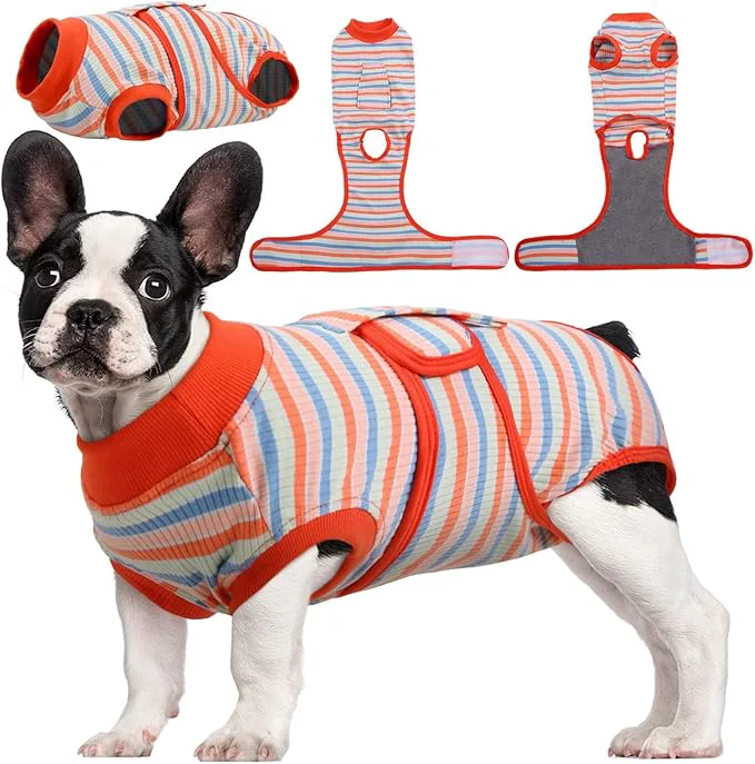 Consistent Kuoser Recovery Suit for Dogs Cats After Surgery Professional Pet Recovery Shirt Dog Abdominal Wounds Bandages Substitute E-Collar Cone Prevent Licking Dog Onesies Pet Surgery Recovery SuitAbout ThisOverview Efficient