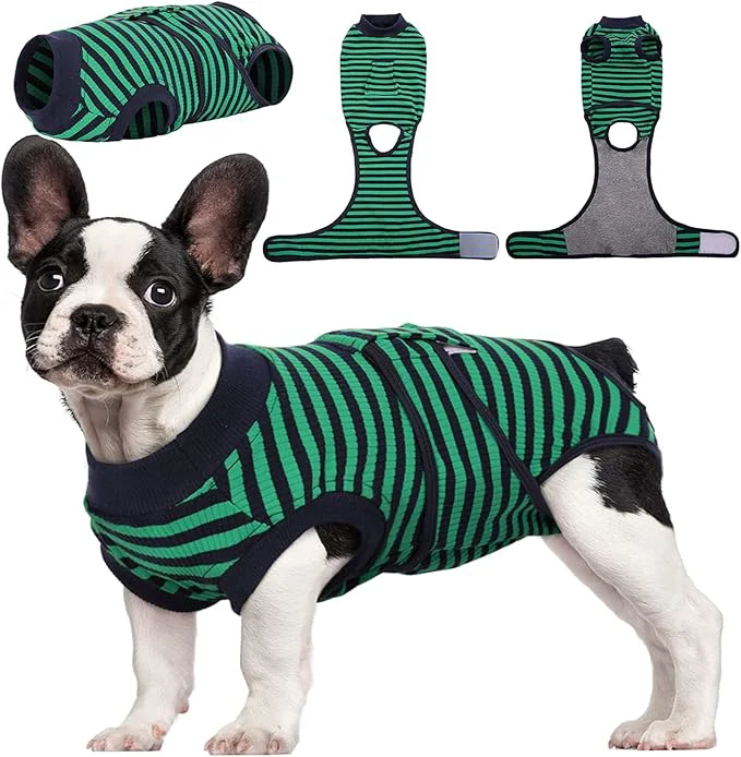Reusable Kuoser Recovery Suit for Dogs Cats After Surgery Professional Pet Recovery Shirt Dog Abdominal Wounds Bandages Substitute E-Collar Cone Prevent Licking Dog Onesies Pet Surgery Recovery SuitAbout ThisOverview Specialty