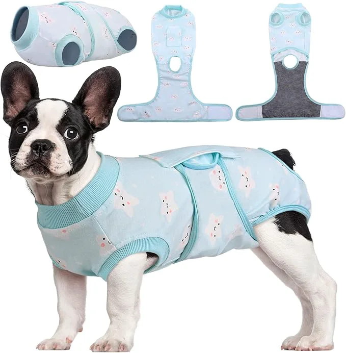 Crafted Kuoser Recovery Suit for Dogs Cats After Surgery Professional Pet Recovery Shirt Dog Abdominal Wounds Bandages Substitute E-Collar Cone Prevent Licking Dog Onesies Pet Surgery Recovery SuitAbout ThisOverview Genuine
