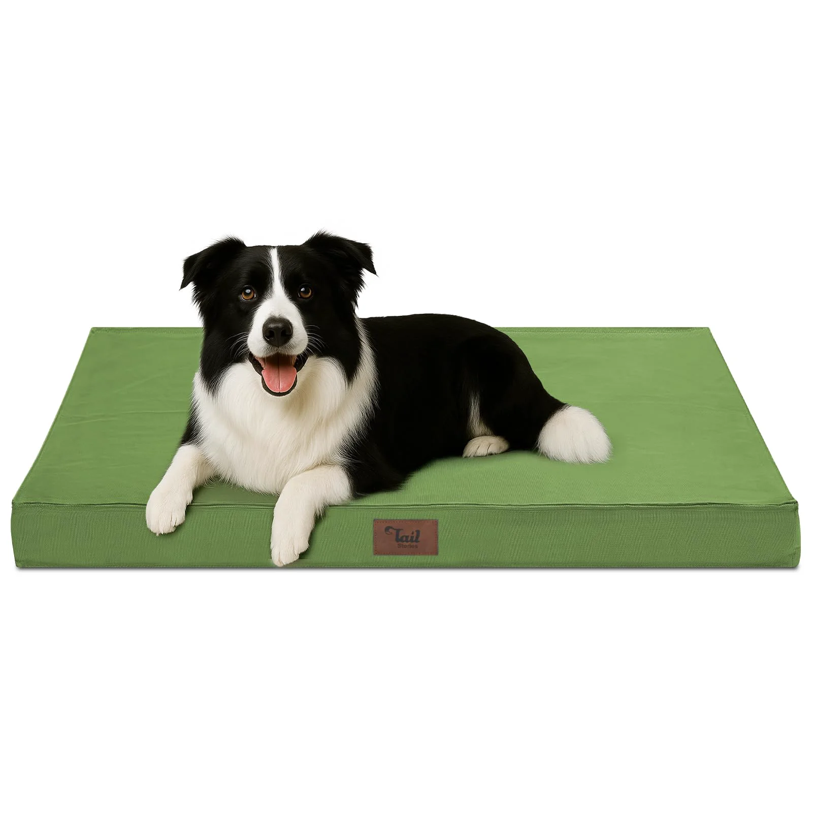 Minimalist Tail Stories Outdoor Dog Bed for Medium Dogs Waterproof Orthopedic Egg-Crate Foam Excellent