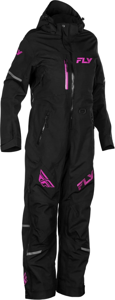 Traditional Fly Racing - Women's Cobalt Shell Monosuit Black Fuschia Xl Solid