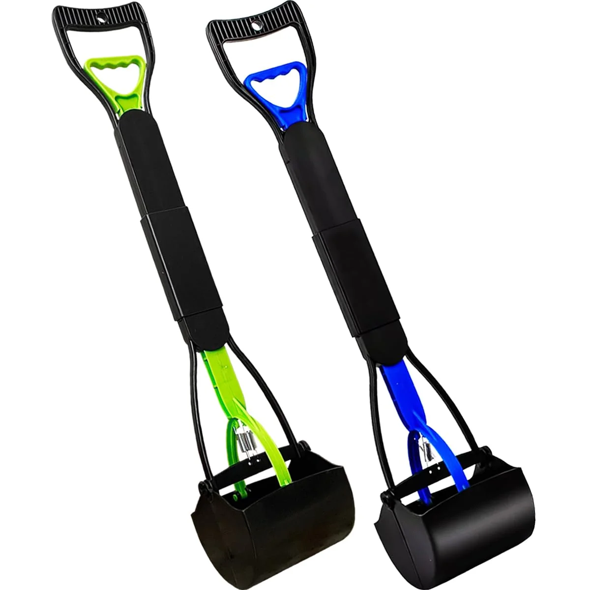 Traditional ienjoyed 2-Pack Pooper Scooper for Large Dogs – 28-Inch Heavy Duty Durable Spring Fine