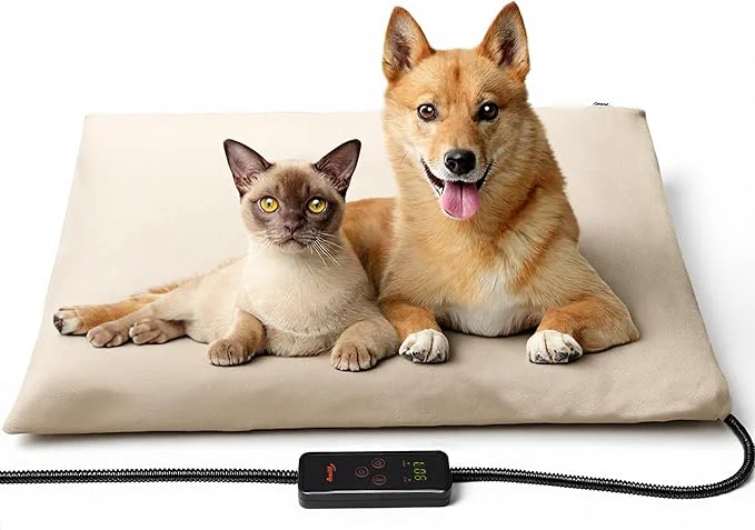 Fine Crafted Toozey Large Pet Heating Pad 6 Adjustable Temperature Heated Dog Bed with Timer Waterproof Electric Heated Mat for Dogs and Cats Chew Resistant Cord Safe Indoor Use 35x24inAbout ThisOverview Proven