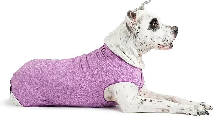 Flexible Goldpaw Dog Sun Shirt with UV Protection - Lightweight Cooling Sun Protection Clothing for Dogs - Reduce Heat Absorption - Pet Clothes Made in The USA - Machine Washable - Violet - Size 28About ThisOverview Artisan