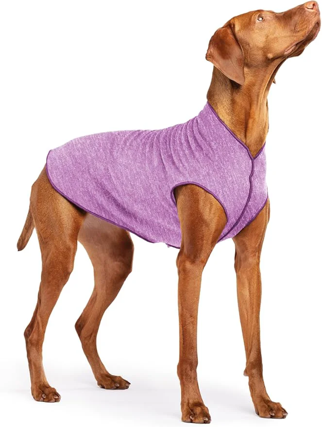 Healthy Goldpaw Dog Sun Shirt with UV Protection - Lightweight Cooling Sun Protection Clothing for Dogs - Reduce Heat Absorption - Pet Clothes Made in The USA - Machine Washable - Violet - Size 18About ThisOverview Top-Quality