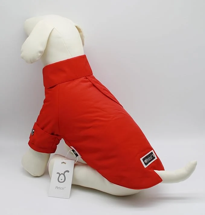Functional Pet Dog Puppy Cat Clothes Trench Coat Jacket - Theodore XX-Large Red About ThisOverview Expertly Made