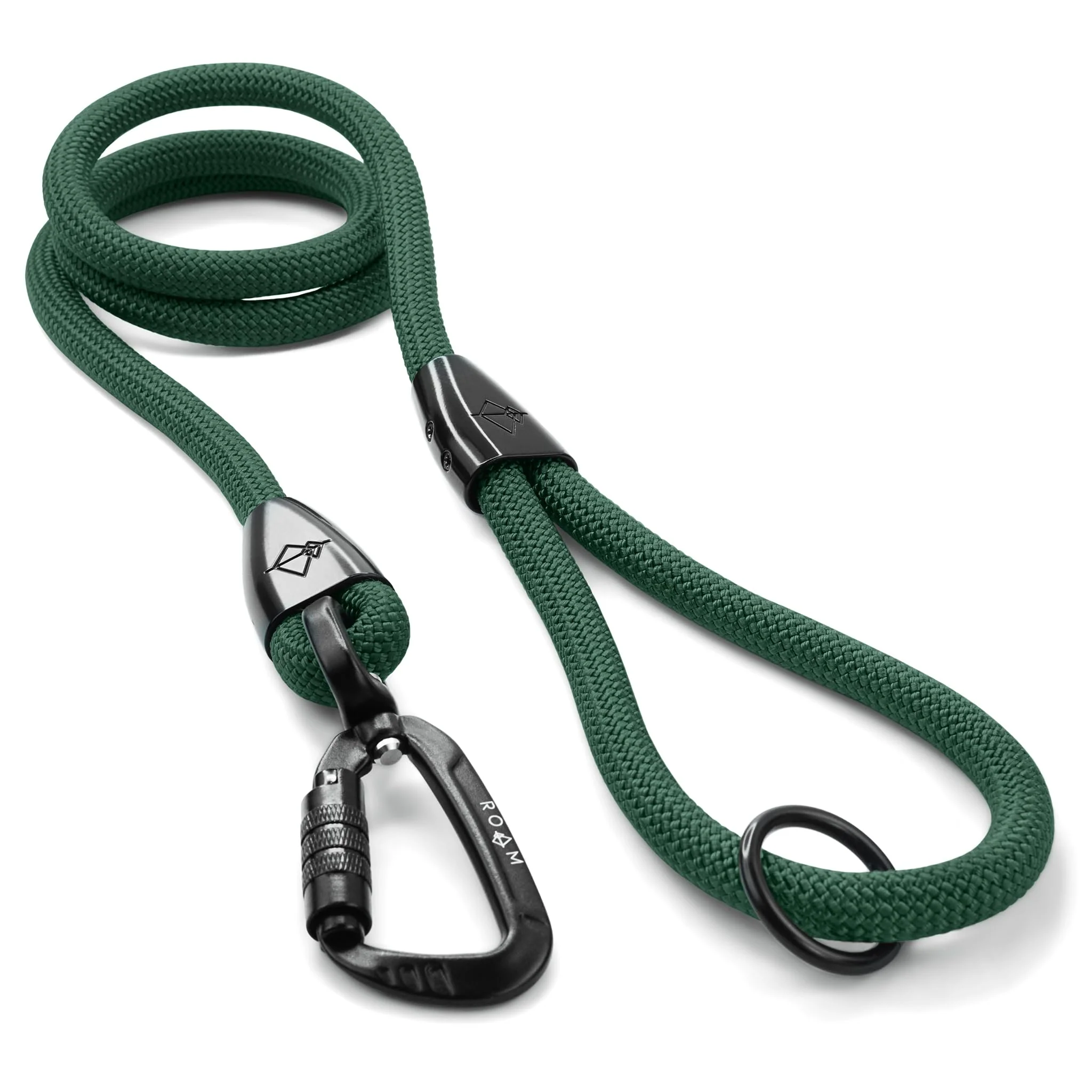Crafted MADE TO ROAM Premium Explorer Leash – Climbing Rope Dog Leash with Autolocking Aviation Carabiner 6ft Official