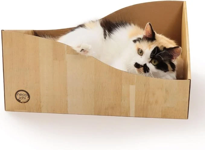 User-Friendly Hideaway Cat Scratcher Box for Indoor Cats Detailed