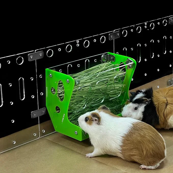 Elite GuineaLoft™ Custom 2-in-1 Hay Food Feeder Proven