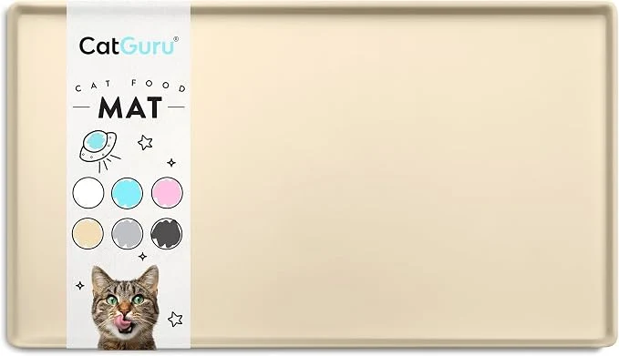 High-End CatGuru Cat Food Mat by CatGuru - Feeding Mats Green