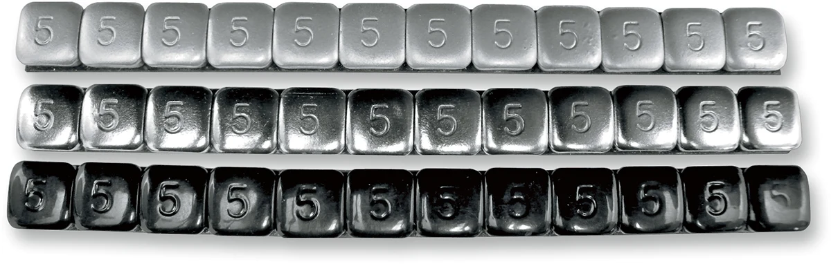 Reliable K L SUPPLY Wheel Weights - Rectangle - Adhesive Stick-On - Chrome - 36 Pack 32-2398 Exceptional